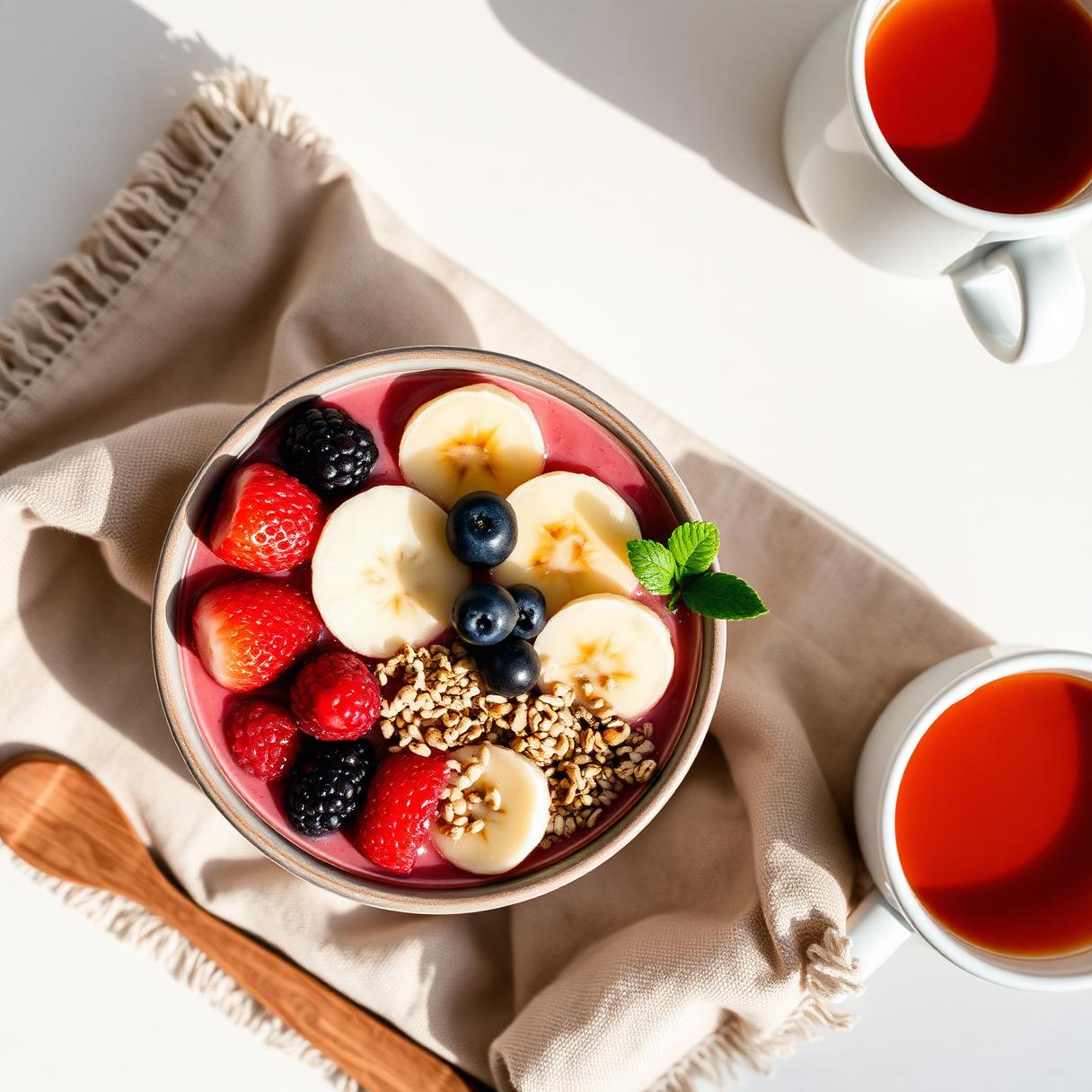 Smoothie bowl saludable